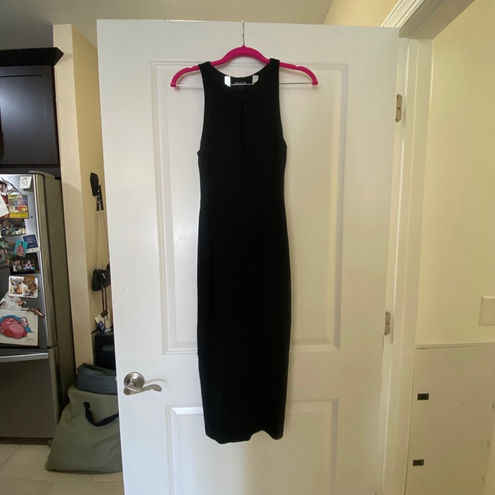Women's Nasty Gal Black Sleeveless Midi Dress Size S​